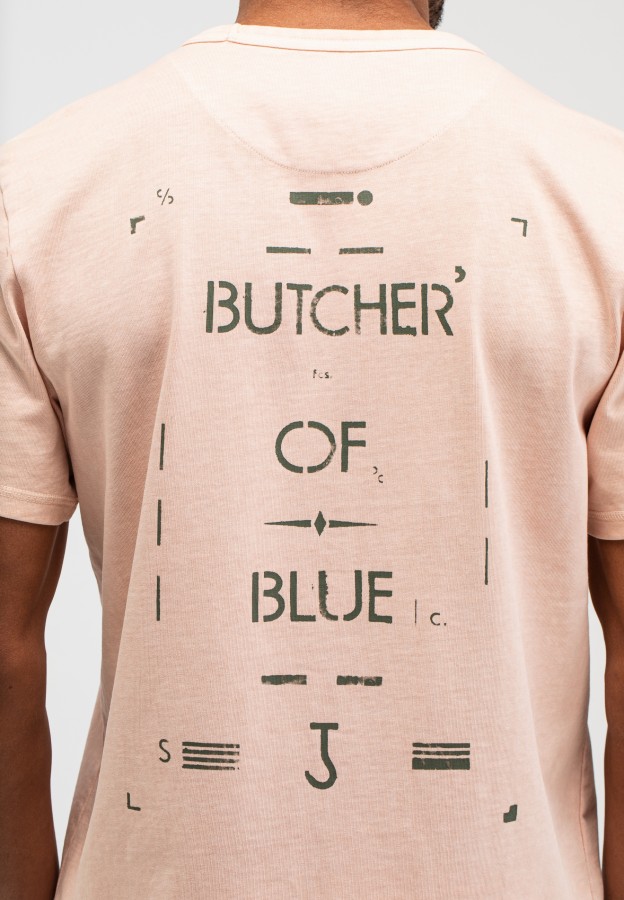 Afbeelding van M2612005 - Army Stencil Tee - Frozen Berry - 516 - T-Shirt - Butcher of Blue
